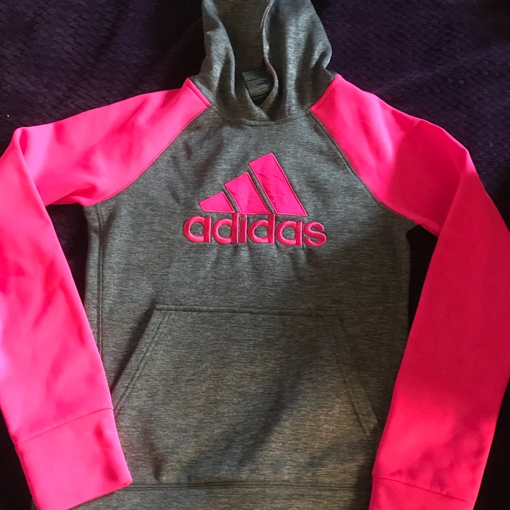 Girls adidas hoodie size 14